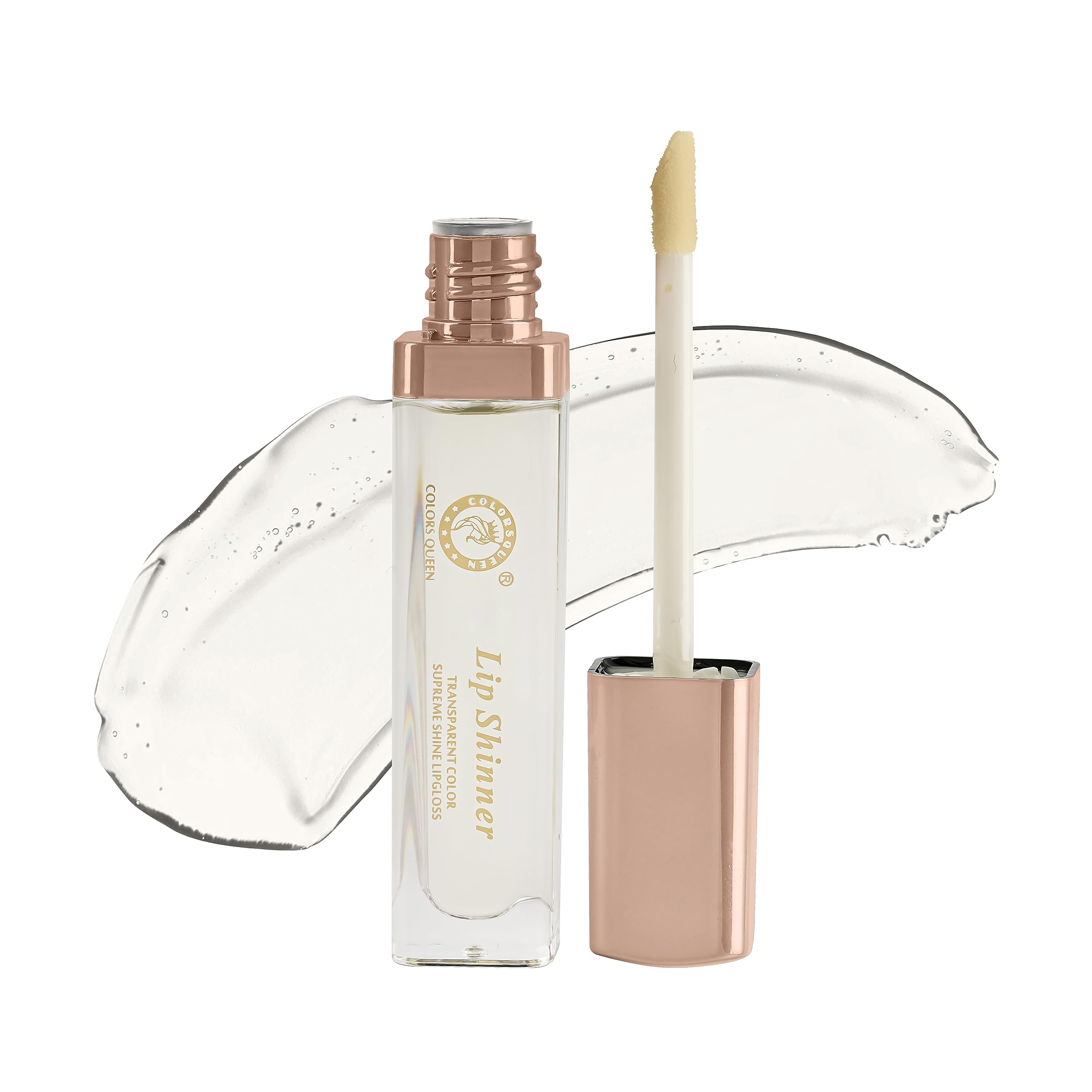 Colors Queen Supreme Shine Lip Gloss – Transparent – 5ml | Lightweight, Non Sticky and Hydrating Lip Gloss for Women-picture-38