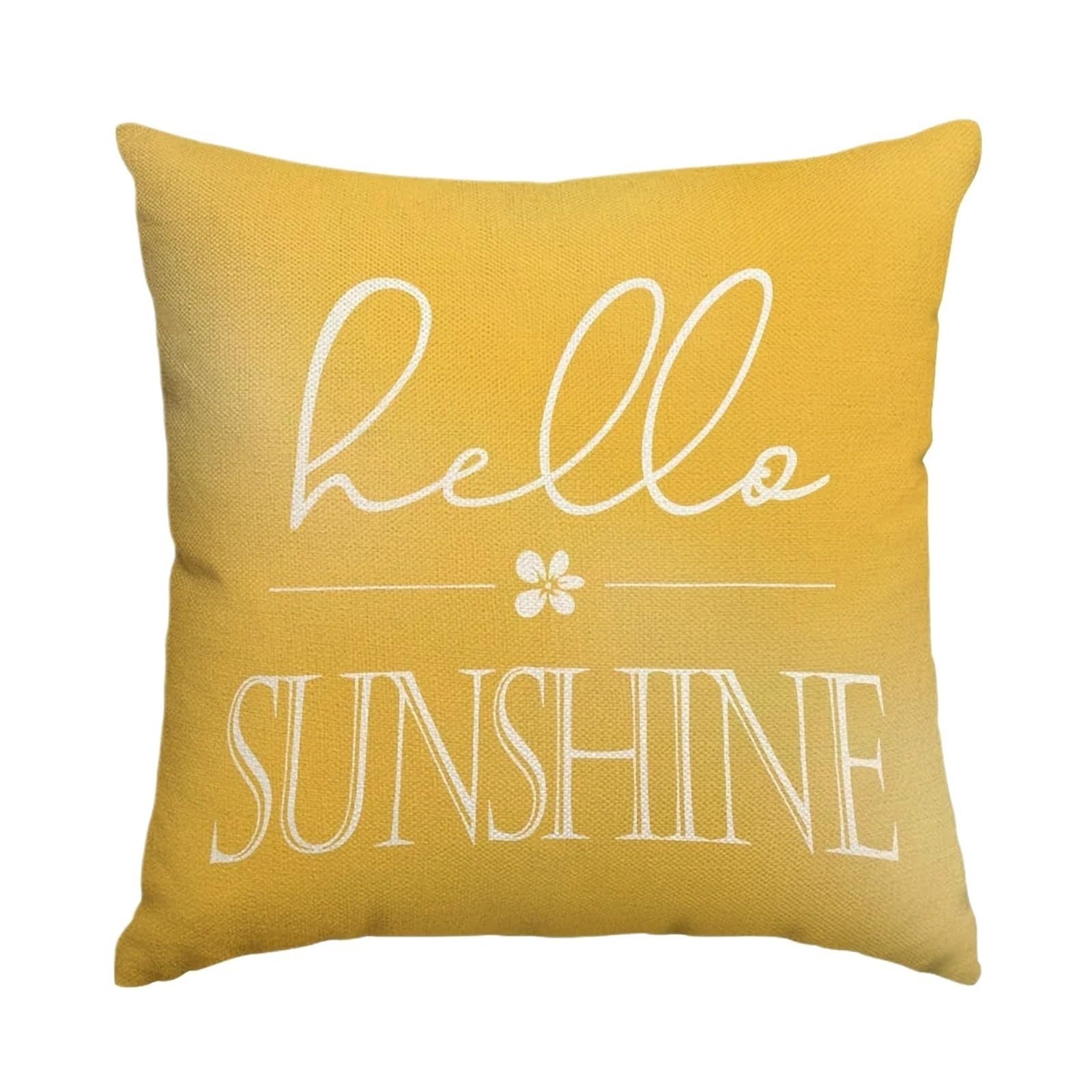 MKYYIOED Cushion Covers Cushion Cover Spring Summer Floral Print Rustic Style Room Decor Living Sofa(Color2,55x55cm 22x22inch)