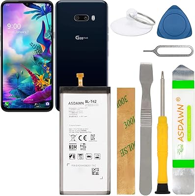 BL-T42 Battery for LG G8X ThinQ LMG850EMW LMG850UM9 LMG850UM LMV515N LMG850EM LMG850QM7X/ LG V50 ThinQ LMV450PM LMV500XM LMV500N/ LG V50S ThinQ 5G LMV510N/ LG K51 LMK500MM LMK500QM Replacement+ Tools