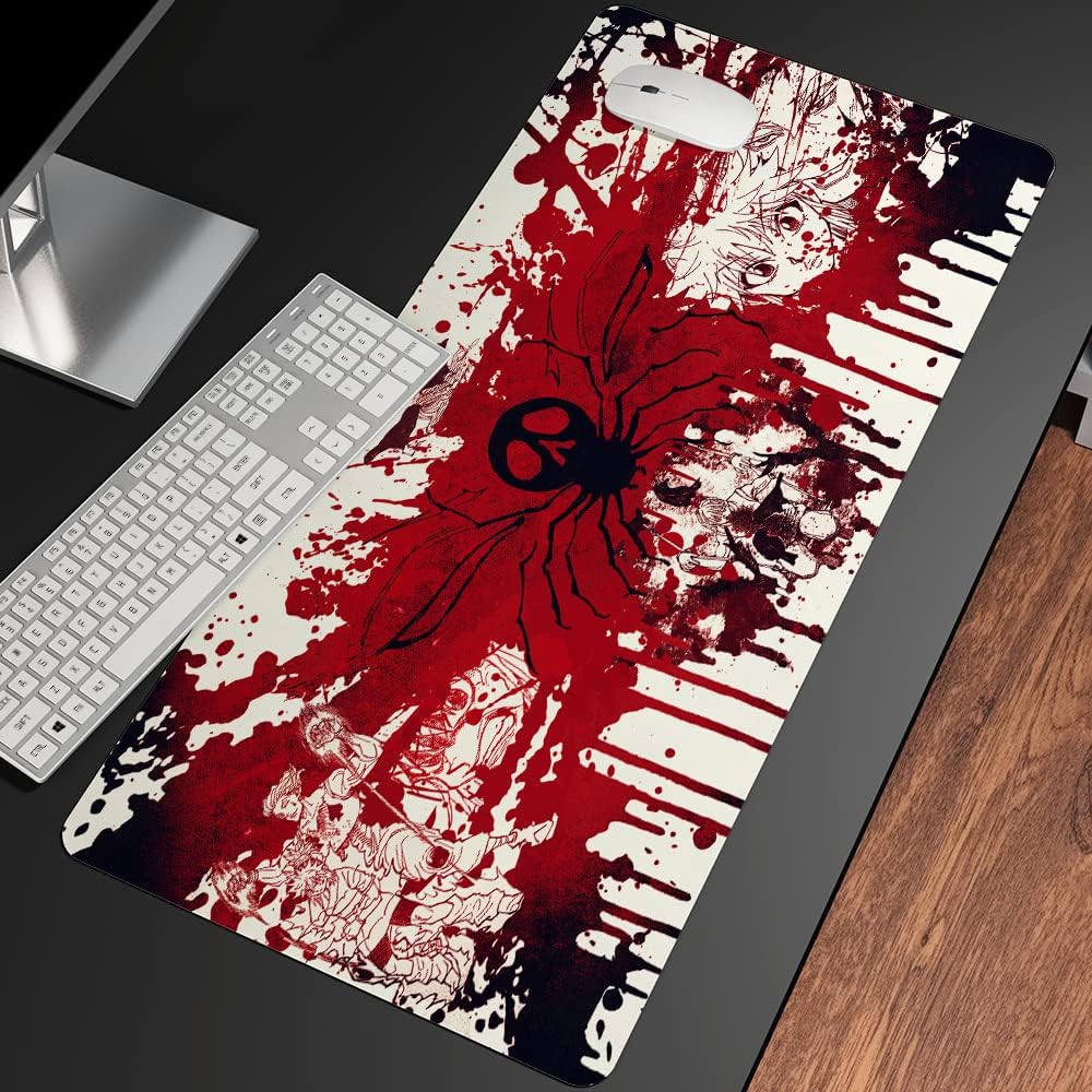 RAINBOWS XXL Gaming Professional Hunter Beautiful Cute Printing Mouse Pad Desk Pad Anime Pad Computer Player PC Mouse Mats(QZLR-015,700x400x3mm)