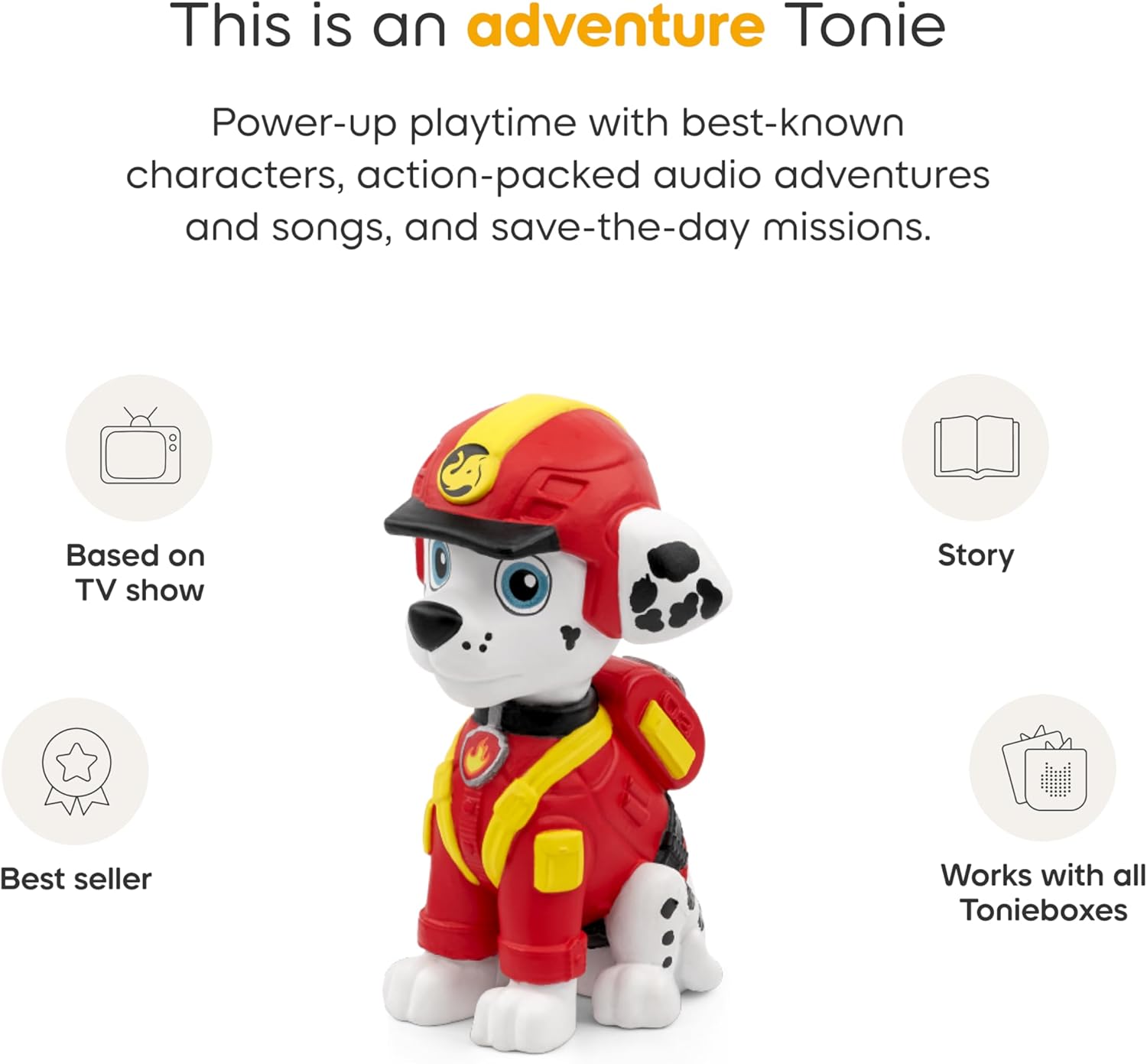 Tonies Marshall Audio Toy Figurine from PAW Patrol Jungle Pups