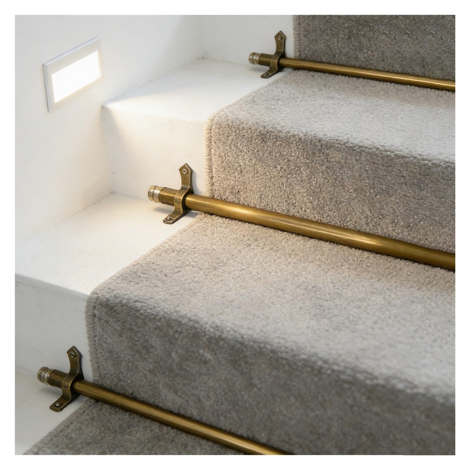Barras de latón para alfombras AMUFJJ de diseño elegante y funcional para escalones exclusivos