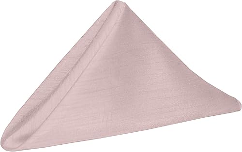 Miniatura 49 de Ultimate Textile Holiday Red Reversible Shantung Satin Cloth Dinner Napkins - 20" x 20" (Set of 24) Washable Polyester Cloth Napkins with Serged