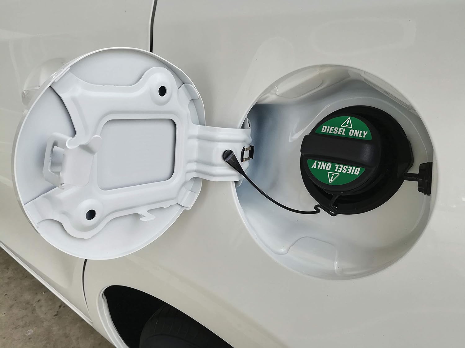 Diesel Only Sticker for Gas Cap (Green) - Diesel Labels for Fuel Caps on Fleet Trucks, Box Trucks, Vans - Universal Fit, Weather Proof, Extreme Stick by Fuel Stickers - USA Made (5 Pair)