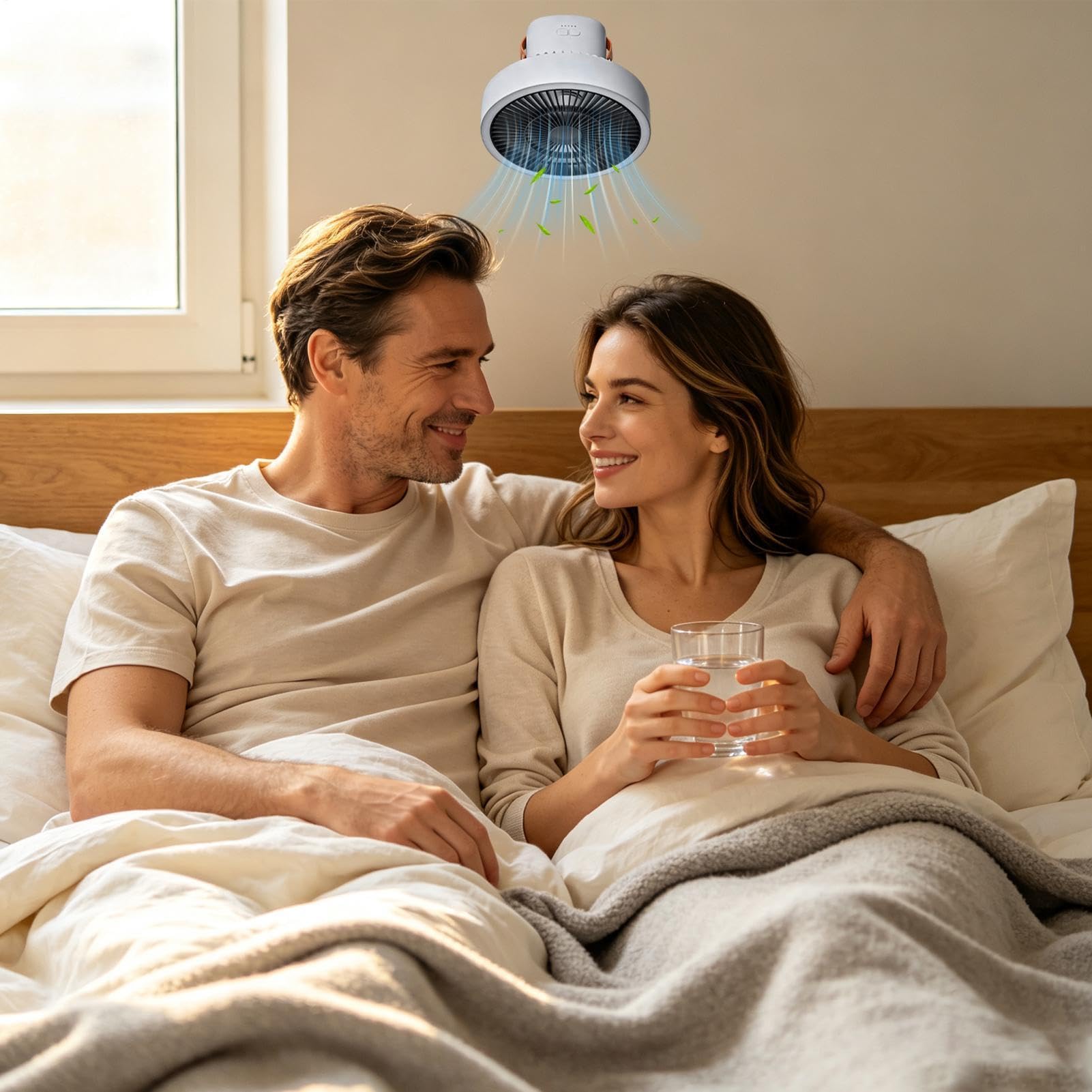 Ventilatore Da Scrivania Portatile Dispositivo Personale Ricaricabile 4000