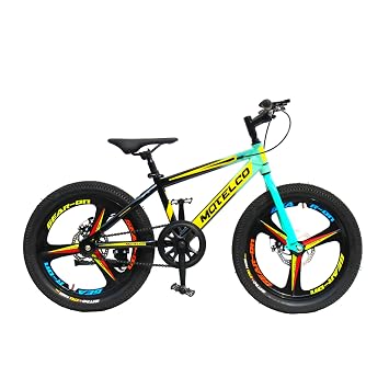 MATELCO Youth Ultra A20 Magwheel 20 Inch Front Mountain Cycle (Single Speed, Black, Green)