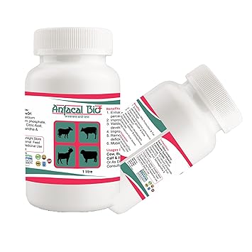 Anfotal Nutritions Anfacal Bio Plus Calcium for Cow, Buffalo, Calf & Heifer, Supplements 1 Liter