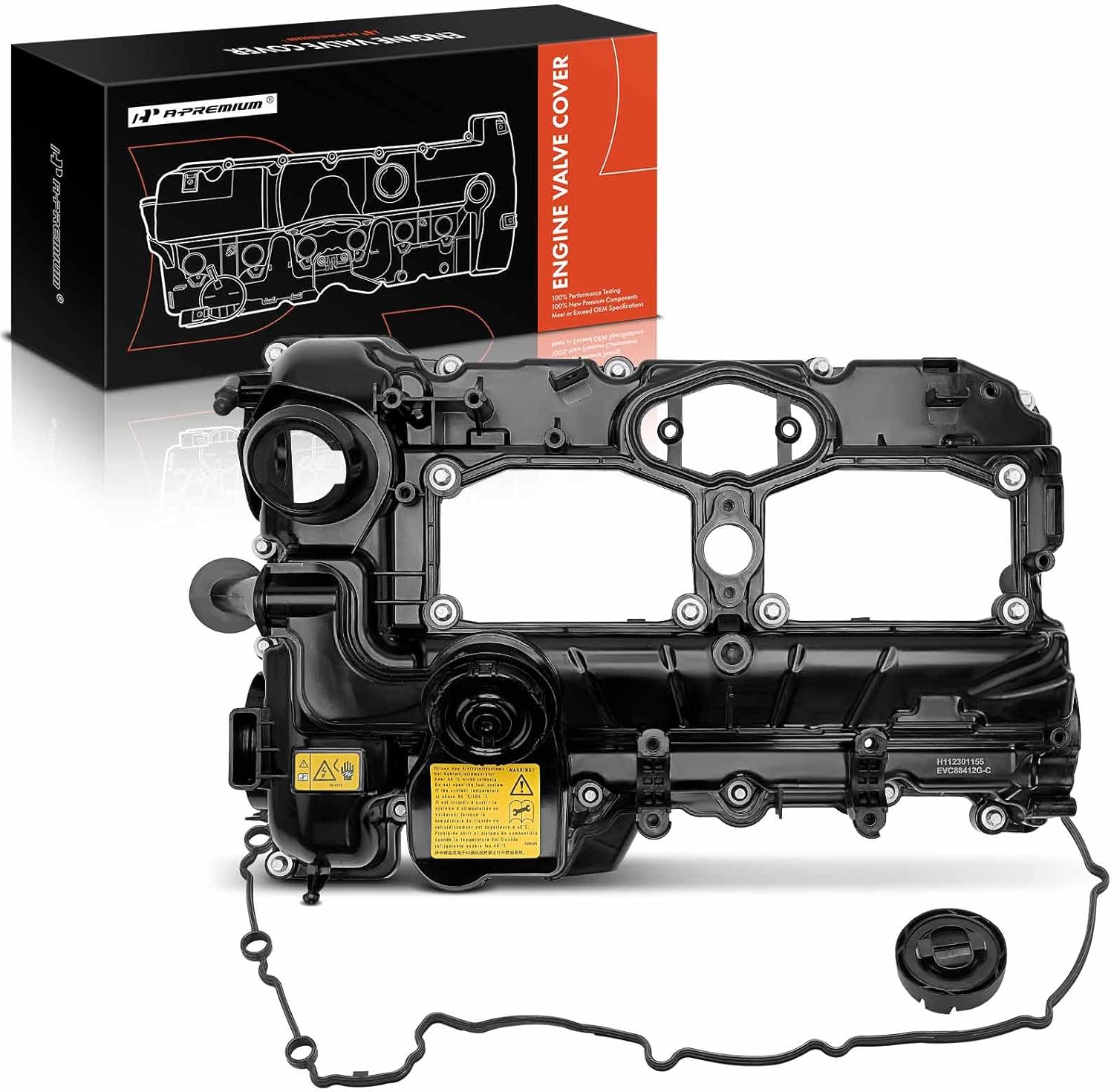 Amazon.com: A-Premium Engine Valve Cover with Oil Filler Cap & Gasket ...