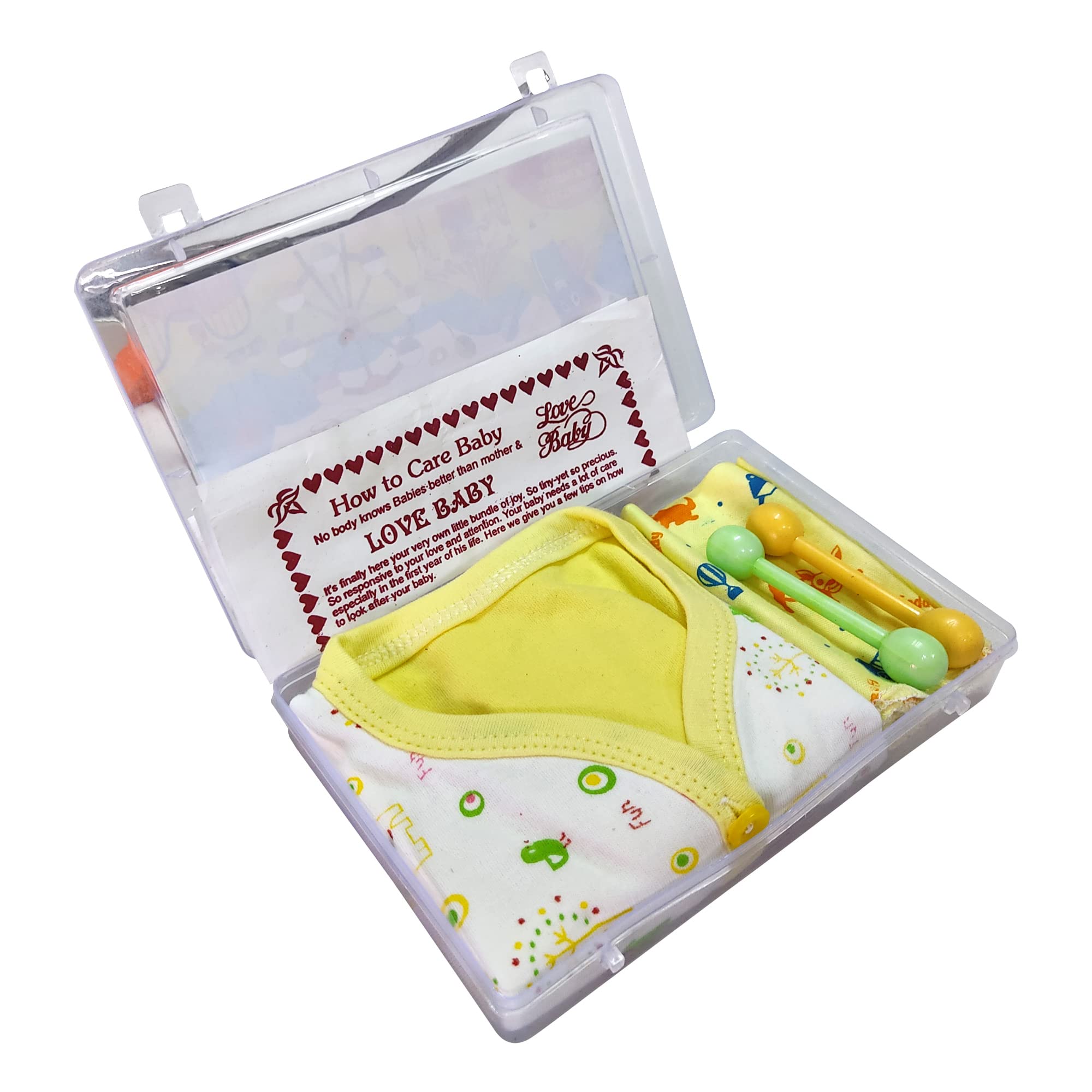 Love Baby Set of 6 for new born baby from 0 to 9 months - 2005 Yellow-image-29