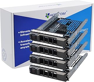 Pack-4, Hard Drive Tray Caddy for Dell Poweredge Series 11/12/13 Generation Models 3.5" SAS/SATA R320 R430, R530, R730, T430, T630, R420, R520, R720, T420, T620, R410, R510, R710, T410, T610 T710