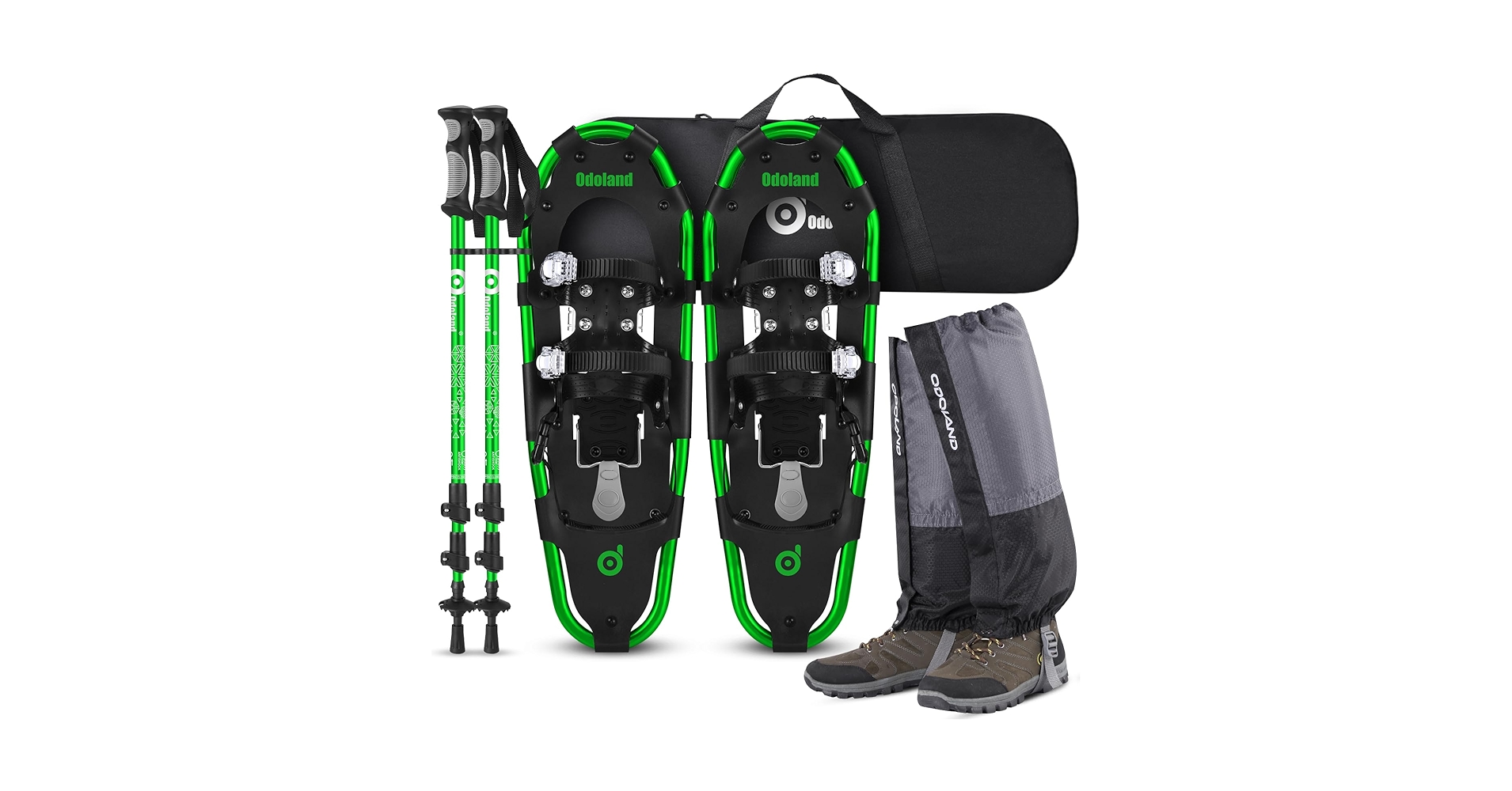 未使用　Odoland スノーシューセット 4-in-1 Amazon.com : Odoland 4-in-1 Snowshoes Snow Shoes for Men and
