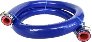 5/8" Silicone Heater Hose 3FT, Blue 4-Ply Reinforced Silicone Hose