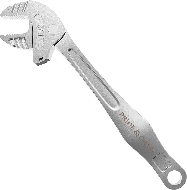 Self-Locking Adjustable Wrench, Auto Repair Wrench Pliers (7-10mm) | Self-locking adjustable wrench with CR-MO steel jaws, strong grip, fast adjustment, and versatile use for repairs