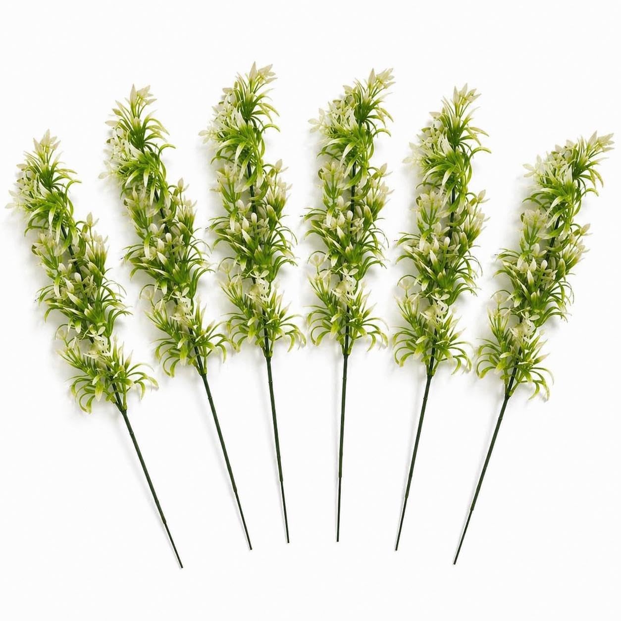 Leaf Multipack 48cm Artificial White Blossom Spray Stem