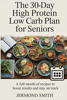 The 30-Day High Protein Low Carb Plan for Seniors: A Full Month of Recipes to Boost Results and Stay on Track