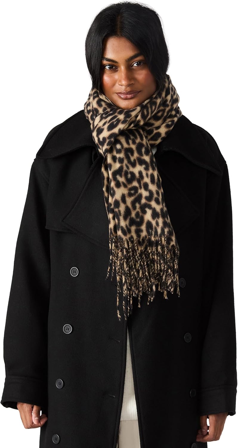 Steve Madden Women's Leopard Scarf