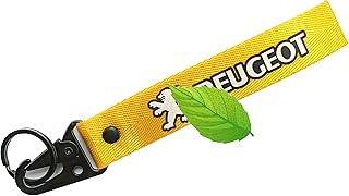 سلسلة مفاتيح وتاج سيارة بيجو من كابر تريد - اصفر