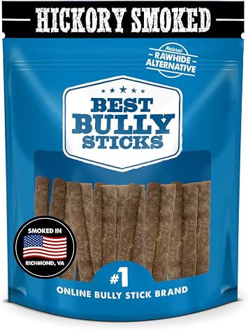 Best Bully Sticks Hickory Smoked Chicken Snack Sticks Dog Treats, 16 Count