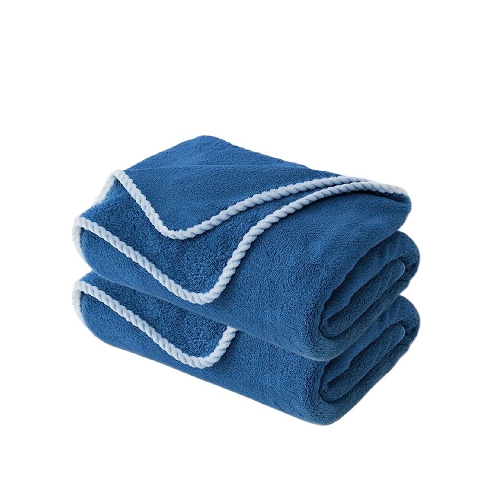 ZYAYNG 2pc 90x180cm Extra Large Bath Towel Ultra Absorbent Quick-Dry, Sheet For Spa, Hotel, Home Use For Bathroom(Color6)
