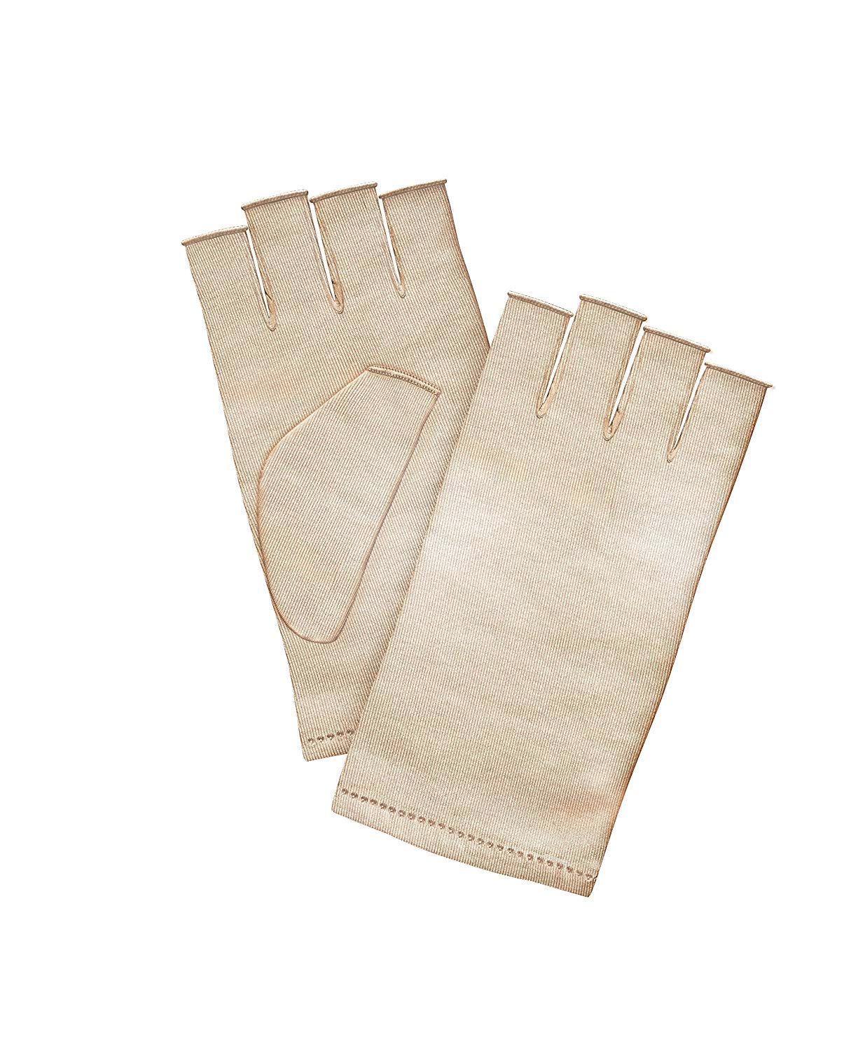 iluminage. Skin Rejuvenating Gloves For Hand Wrinkle & Age Spots Reduction w/Copper Technology (Medium/Large)
