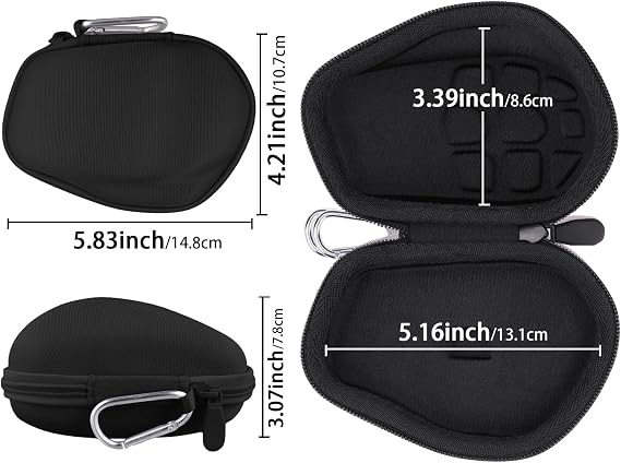 Mouse Case Compatible with Logitech MX Master 4/3S/3 Advanced Wireless Mouse(Black Case)