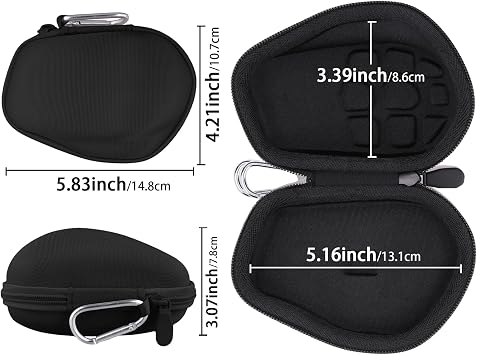 Mouse Case Compatible with Logitech MX Master 4/3S/3 Advanced Wireless Mouse(Black Case)