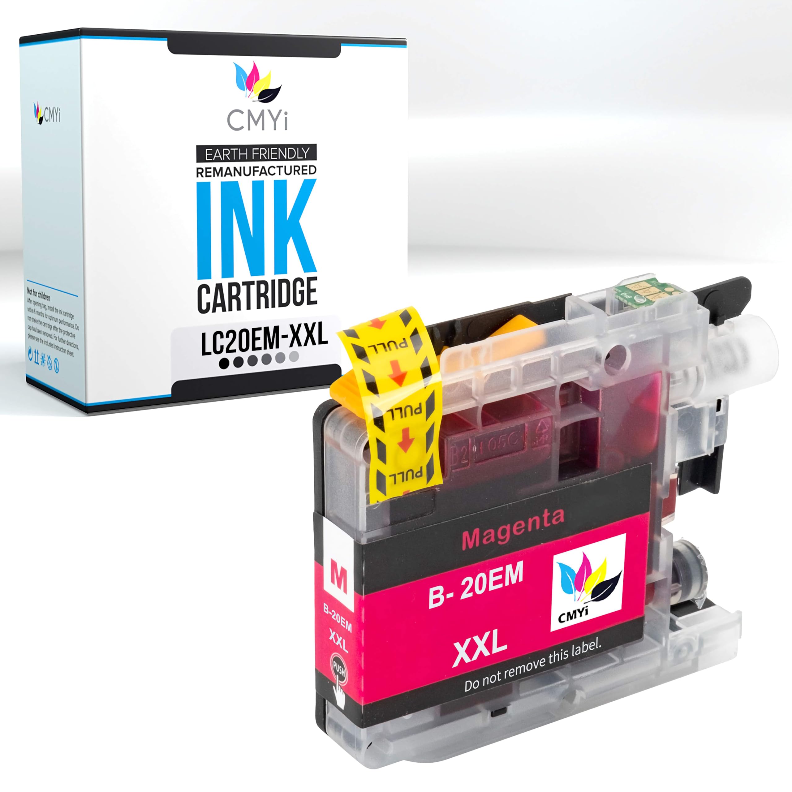 CMYi LC20E Magenta Replacement Ink Cartridge for Brother MFC-J5920DW, J775DW, J775DWL, J785DW, J985DW Printer