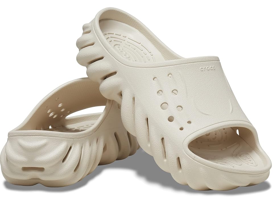 Crocs Echo Slide (Stucco) Shoes INTERNATIONAL SHIPPING