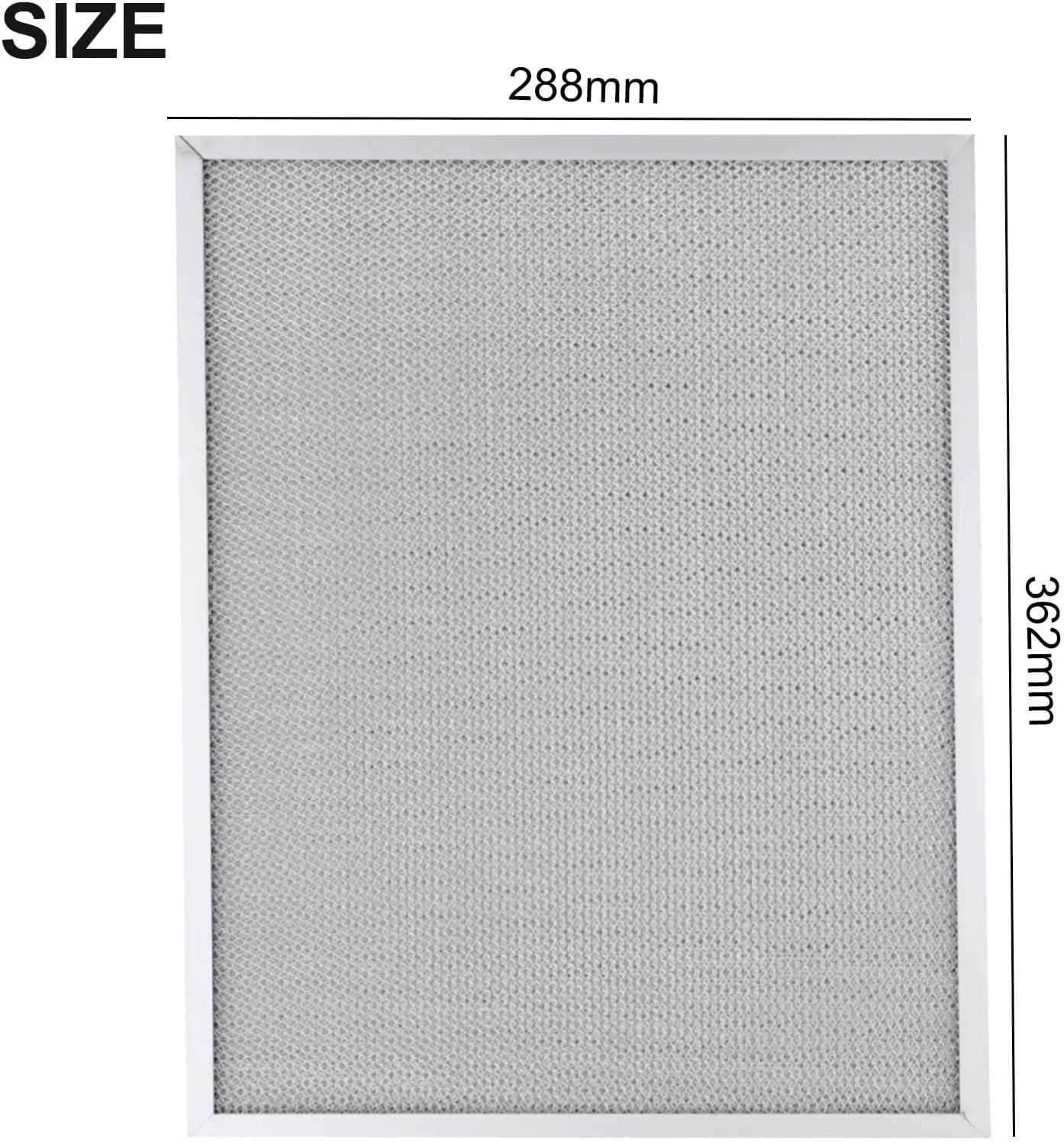 2PCS Range Hood Filters Aluminum Filters，Compatible For Robinhood，288X362mm For 103793 2 X Range Hood Accessories Cleaning Replacement Part