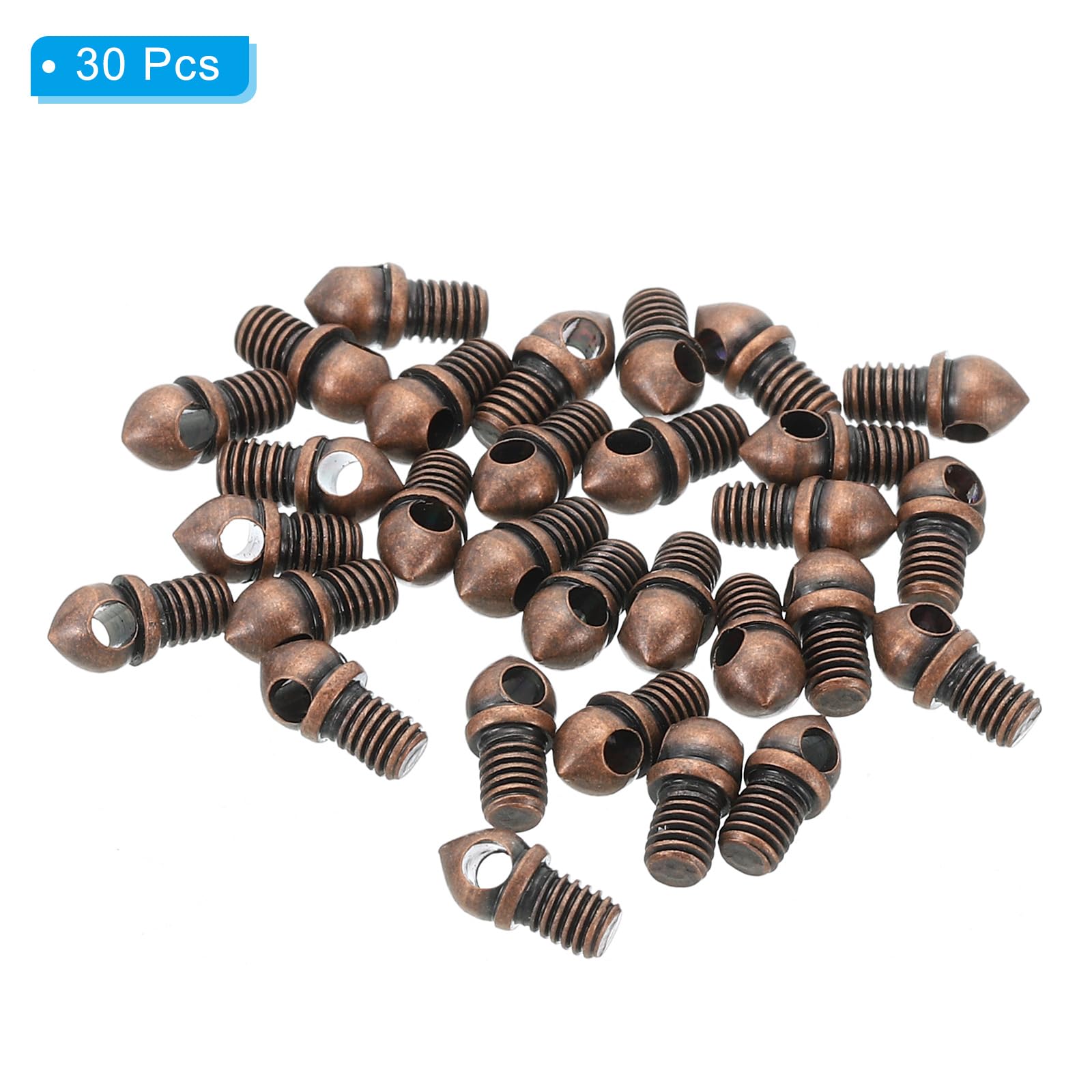 Viti Occhiello M3x0.5 - 50 Pezzi In Acciaio Carbonio, Rosso Bronze, Per Lampadari, Mobili E Progetti Fai Da Te - Foto 7