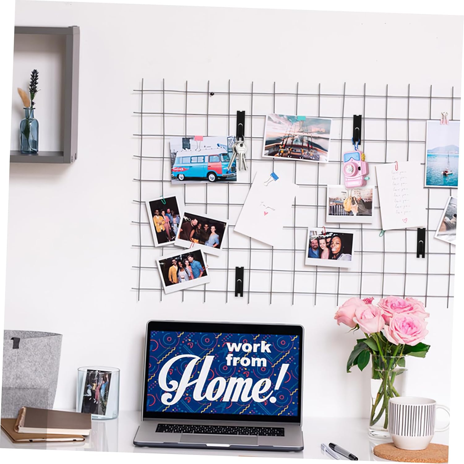 IMIKEYA 30pcs Heavy Duty Metal Grid Hooks for Wall Display Sturdy Organizer for Retail Craft Shows and Home Use Easy Installation for Various Items
