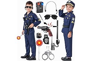 MGparty Boys Police Costume Size 8-10