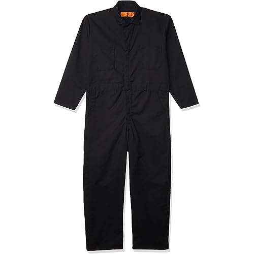 Red Kap Twill Action Back Coverall Black 42-2 Pack