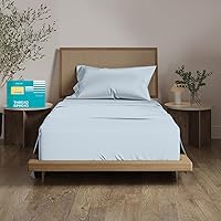 Vista 10 de Thread Spread - Juego de sábanas de 100% algodón egipcio con tejido de satén de 800 hilos de la colección Exotic Hotel, color blanco y marfil