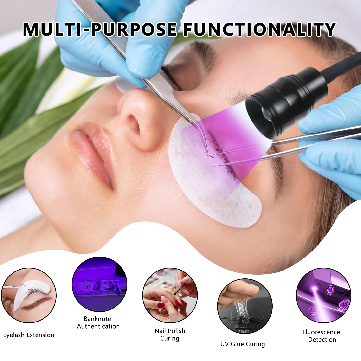 Wimpern Lampe 10W Wimpernlampe UV-Licht für Lichthärtenden Wimpernlicht