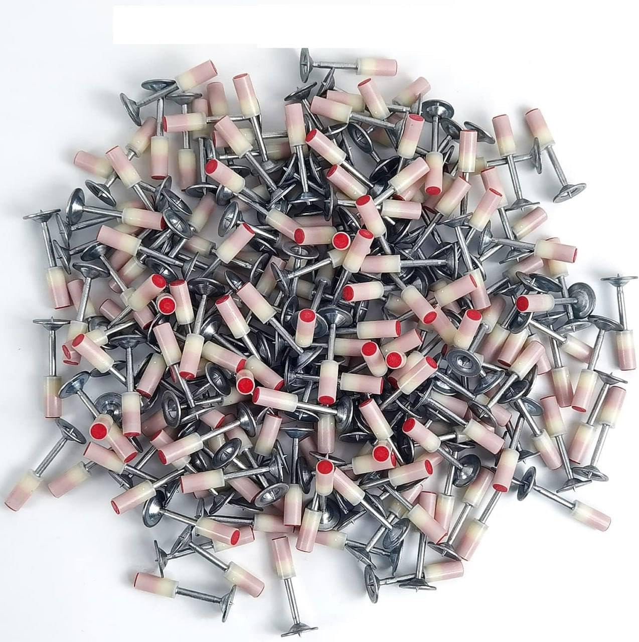 Manual Steel Nail Gun Nails 7.3mm Mini Round Nails for Nail Gun Wall Fastening Tool - Strong & Reliable for DIY or Professional Use for Woodworking, Construction & Home Projects (30)