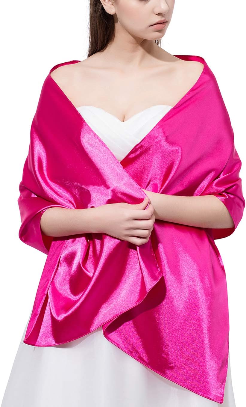 DDN Satin Scarf Long Lightweight Shawls for Women(DDNPJ1) - Image 2