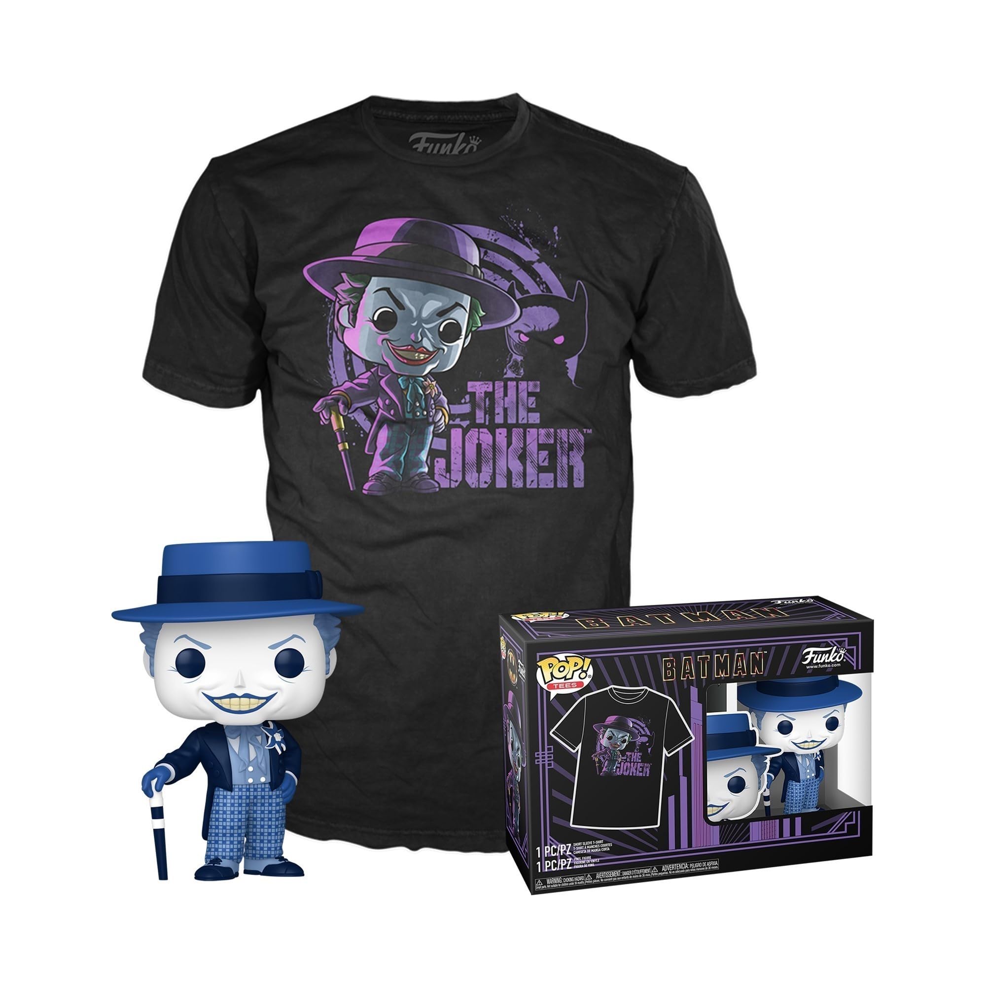 Funko Pop! &Tee: Batman (1989) - The Joker- 2XL