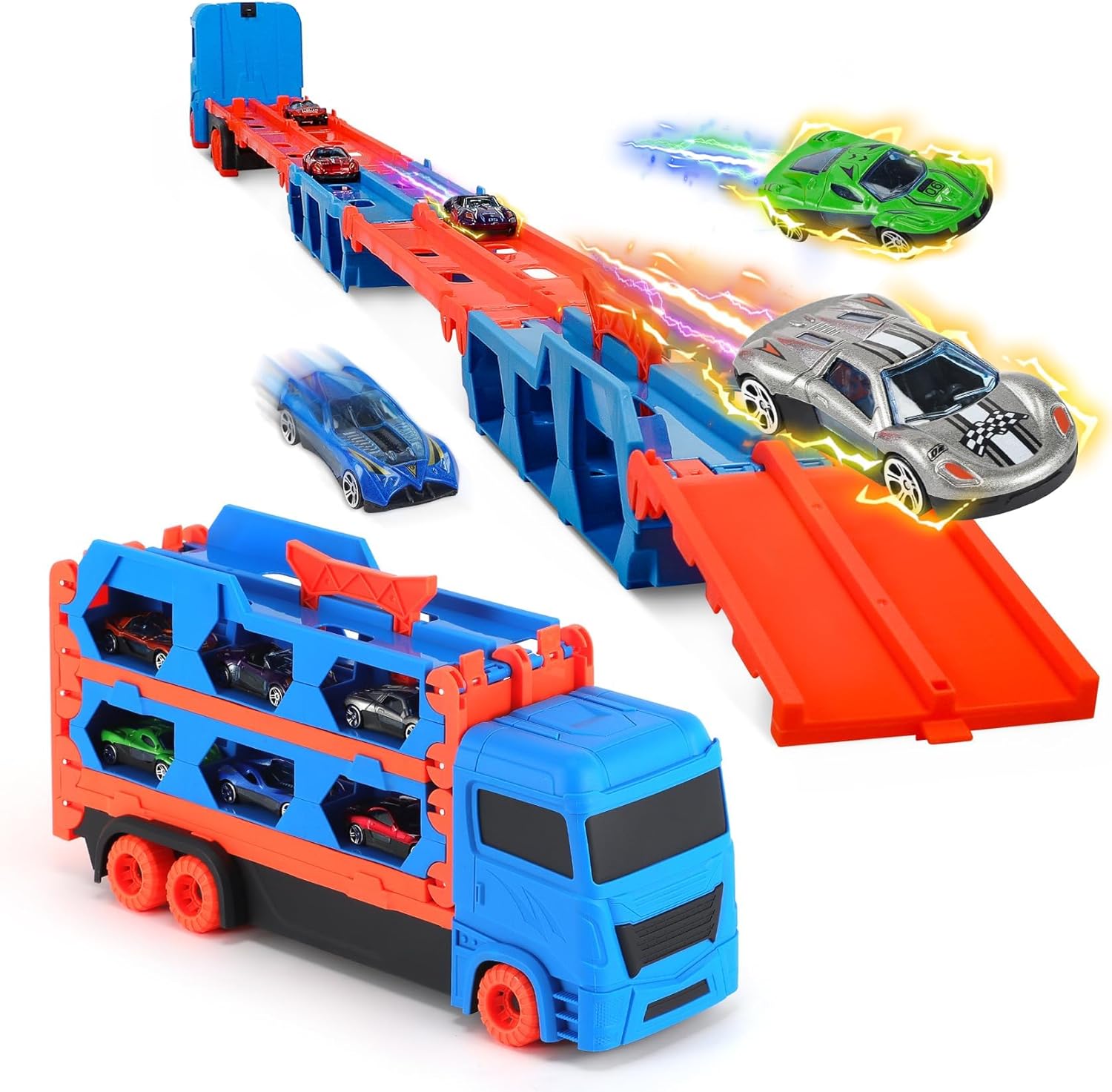 Set Coches De Carrera Retroceso LITTLE DUTCH
