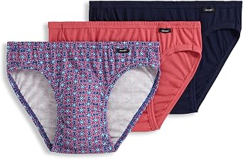 Jockey Elance Bikini- 3 Pack - 100% Cotton Underwear for Men