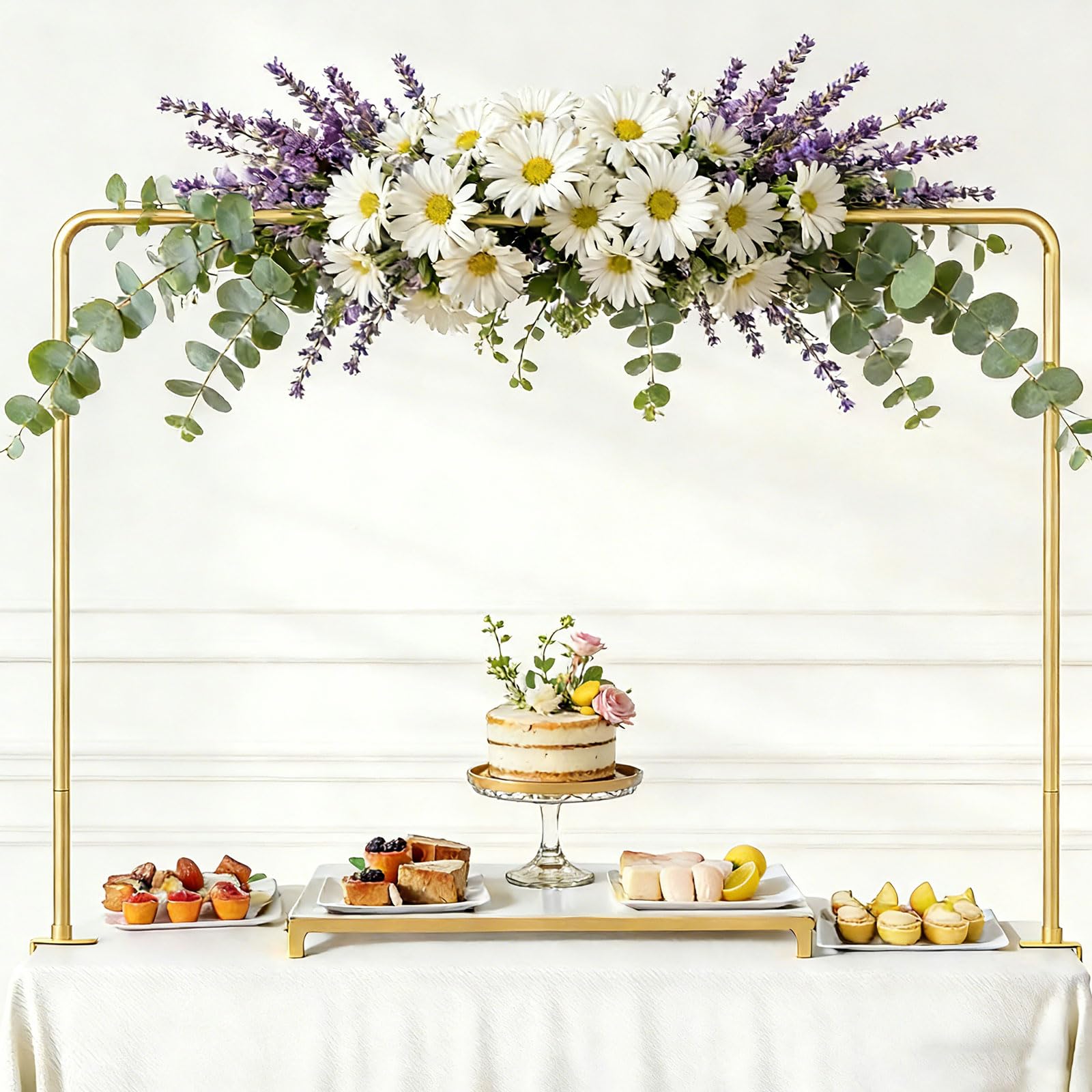 Soporte ajustable para decoración de fiestas para globos, luces y eventos, telescópico, sobre la mesa, soporte ajustable