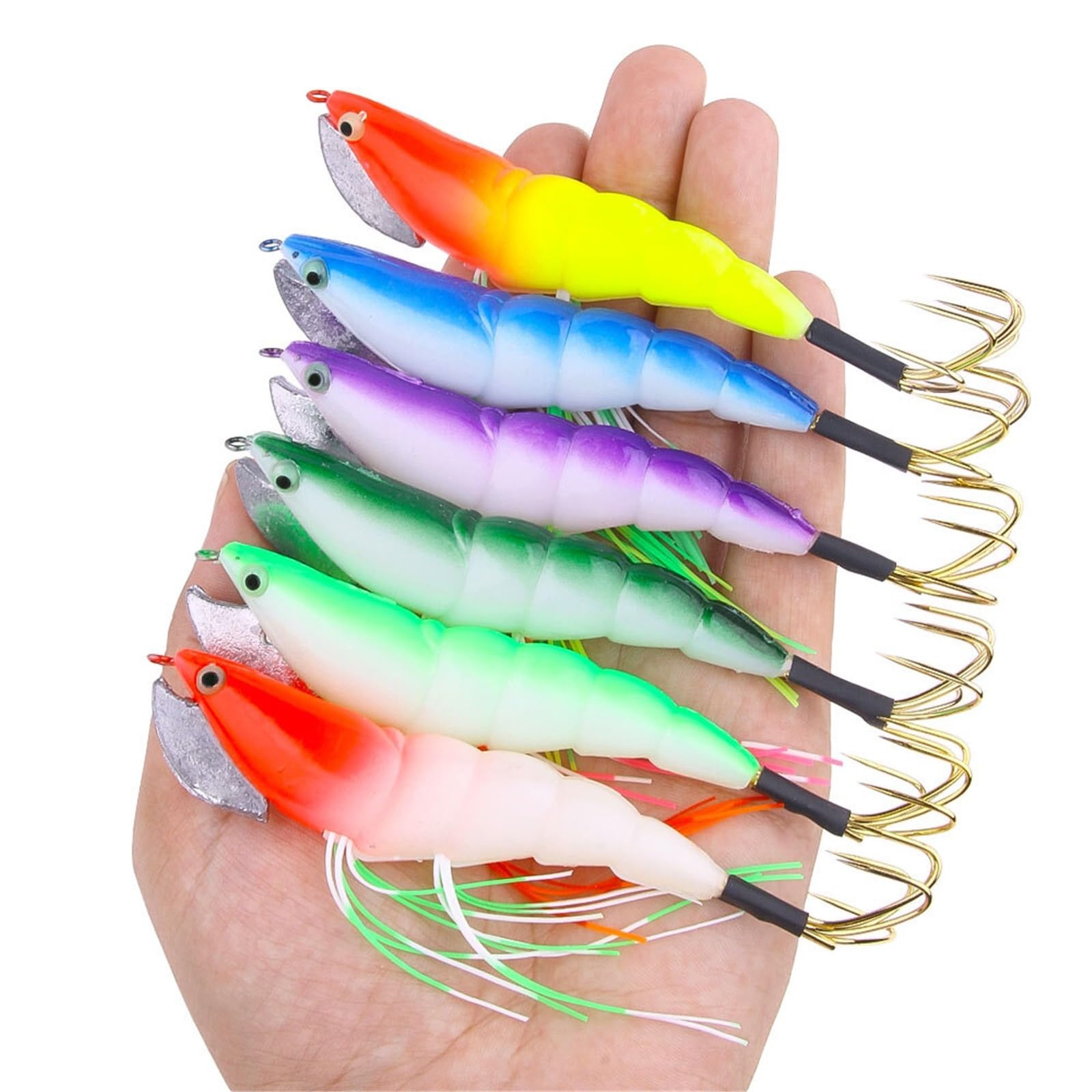 17.2g 12cm Squid Jigging Lure, Wobbler for Carp Bass Pike, Soft Lightweight UV Easy Clean