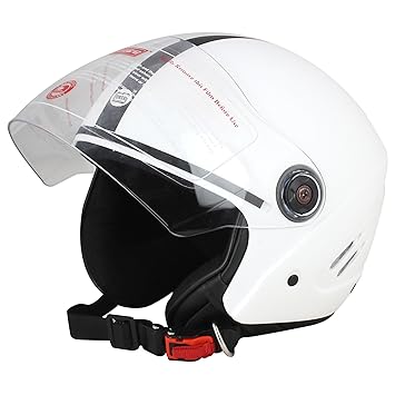 Dass Getz (ISI) Open Face Helmet (White,M) SIZE 580MM