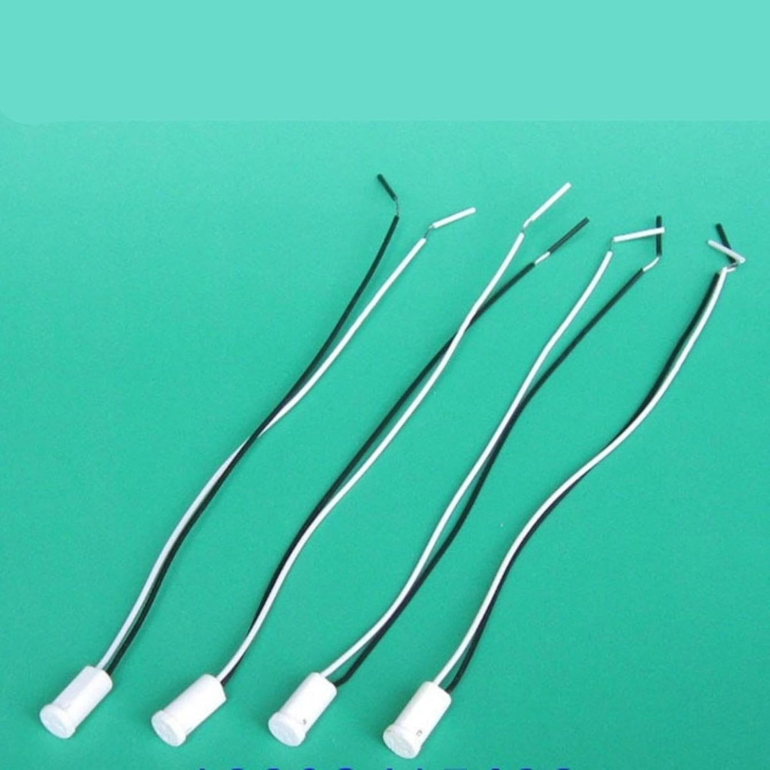 10Pcs 4 PINS Light Socket Socket Adapter for Lighting Projects Office Commercial