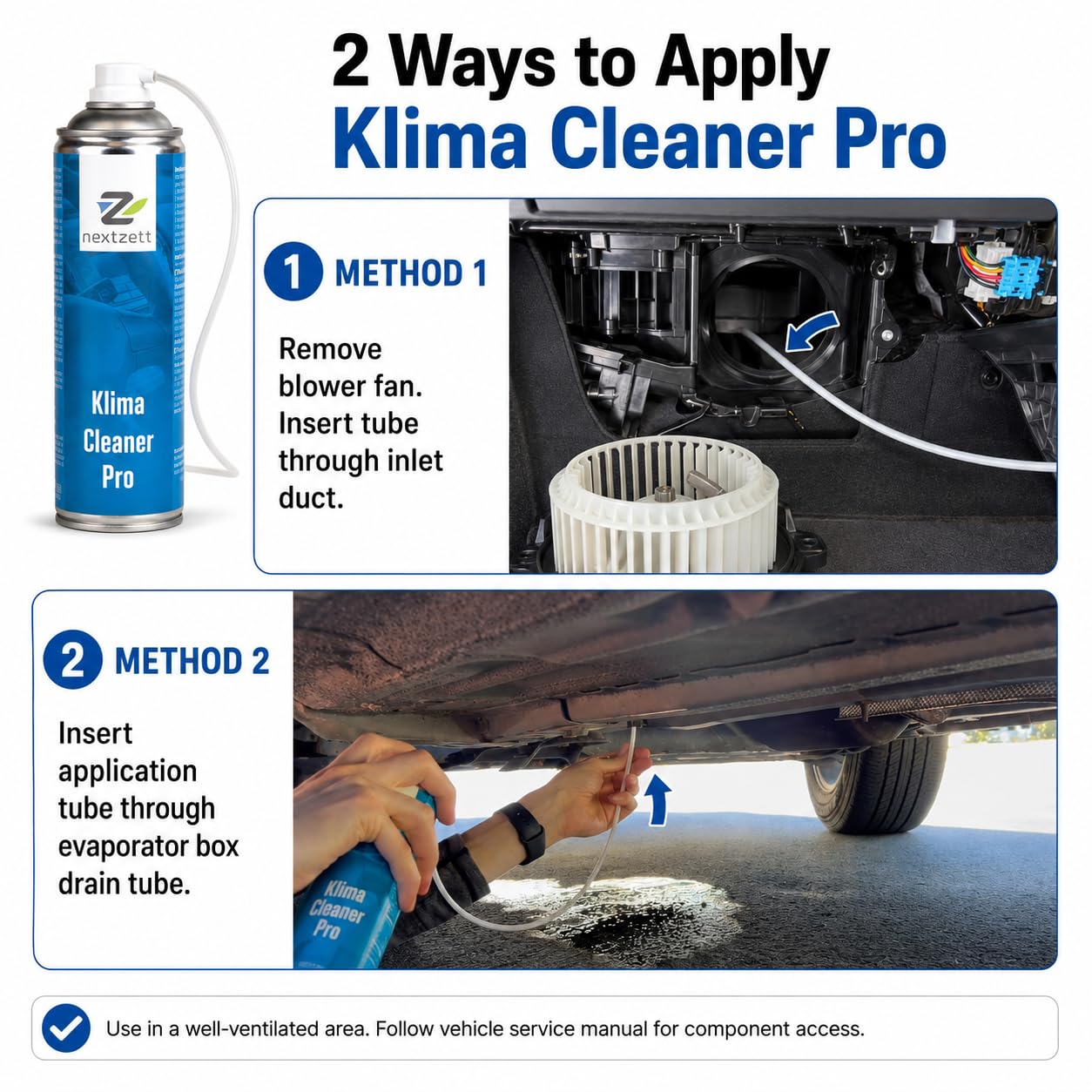 nextzett 96110515 Klima-Cleaner Air Conditioner Cleaner - 10 fl oz