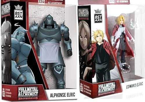 The Loyal Subjects BST AXN Full Metal Alchemist Lot de 2 figurines Alphonse Elri
