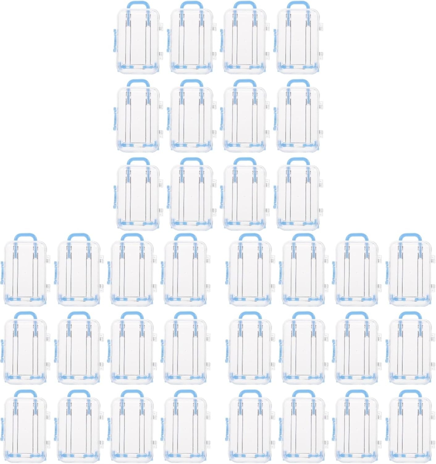 BESTonZON Wedding Candy Boxes Mini Suitcase 2.99X2.00X4.48In Party Favor Gift Boxes for Weddings Baby Showers Birthdays and Home Celebrations 36 Pack