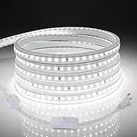 AIMENGTE Fitas De Led Para Áreas Externas - Fita De Led À Prova D'Água, Iluminação Ca 110 V, 360 Leds, 6500 K, Luzes De Corda De Led Para Jardim, Pátio, Gramado, Cozinha Embaixo Do Armário, Quarto