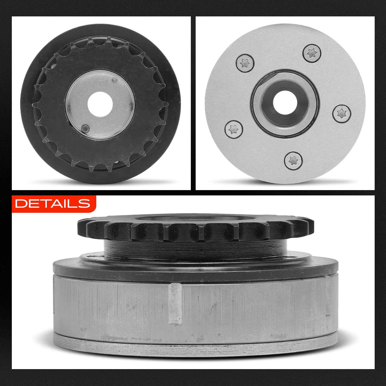 Frankberg Ajustador del árbol de levas 06B109088C | Compatible con: A4 8EC, A6 4B2 4B4, P.a.s.s.a.t Variante 3B6, A4 Cabriolet 8H7, P.a.s.s.a.t 3B3, A6 Avant 4B5 4B6