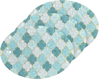 Coikll Green Floral Pattern Kitchen Sponges Cleaning Odor Free Non Scratch Dish Sponge for Cleaning Dishes Bathroom - 3 PCS